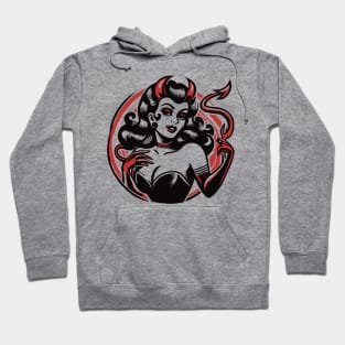 Retro Devil Girl Hoodie